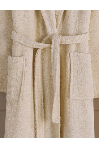 Açık Kahve Büyük Beden Şalyaka Pamuklu Hamam Sauna Banyo Battal Kadın Erkek Unisex 3xl 4xl Bornoz Açık Kahverengi