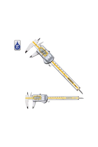 Asimeto Profesyonel Dijital Kumpas Metal Kasa Su Geçirmez 0,01-300 Mm