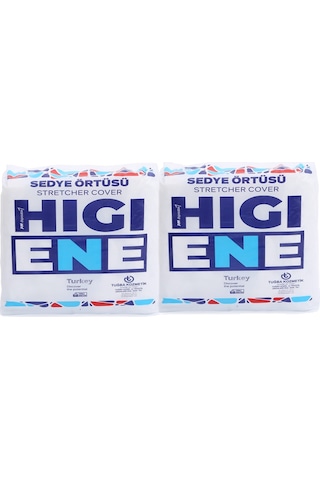 Higiene Tek Kullanımlık Lastikli Sedye Örtüsü 450 Adet 80 x 240 CM