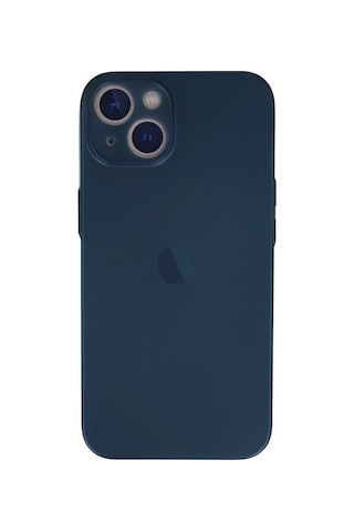 Newface Apple iPhone Uyumlu 13 Mini Kılıf Pp Ultra İnce Kapak Glblseme - 34 - Mavi