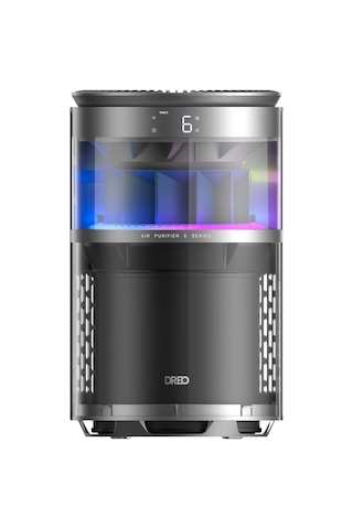 Air Purifier 530as Akıllı Hava Temizleyici, Hepa Filtre, Pm2.5 Lazer Sensör, 18 Db, 90 M², Rgbıc Işık, Pet Care, App Kontrollü Siyah