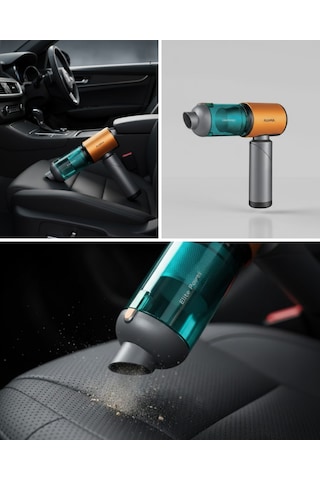 Araç İçin El Tipi Süpürge Güçlü Motor Ve Uzun Pil Ömrü Akıllı Saat