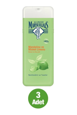 Le Petit Marseillais Duş Jeli Mandalina Limon 400 ml x3