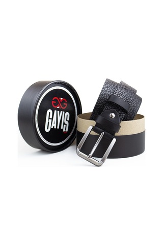 Özel Kutu Desenli Hakiki Deri Erkek Kot-kumaş Pantolon Kemeri