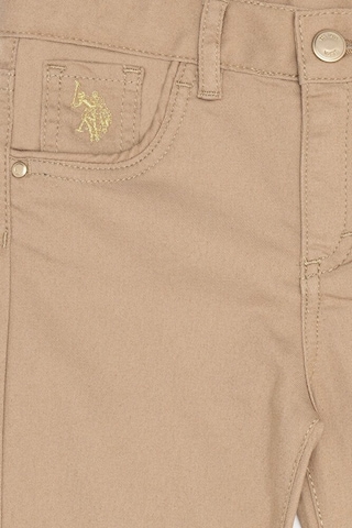 U.S. Polo Assn. Kız Çocuk Pantolon Kahverengi