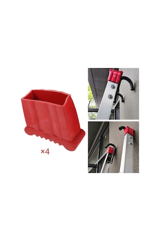 Homyl 4 Adet Merdiven Kaymaz Ayak Mat Yastık Yedek 7,2x2,8-cm