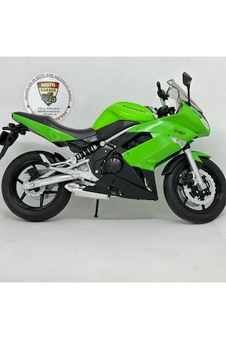 Kawasaki Ninja 650r 1:10 Diecast Lisanslı Motosiklet Model 22 Cm Koleksiyonluk & Biblo Maket