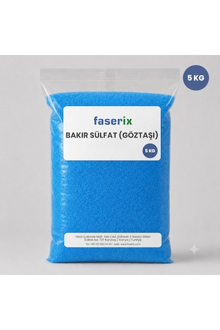 Bakır Sülfat Göz Taşı 1. Kalite-5 Kg