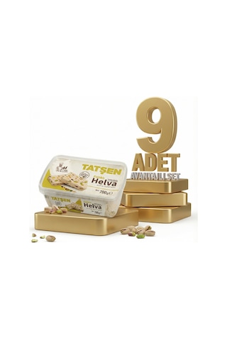 Tatşen Helva Fıstıklı 9x700 Gr