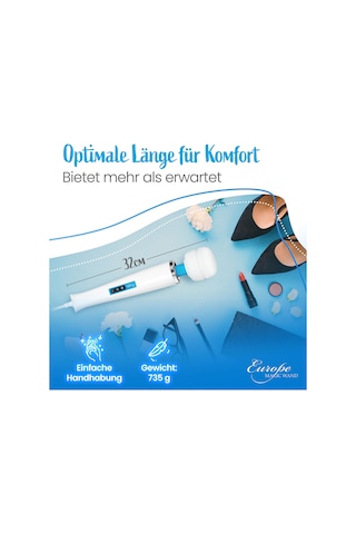Europe Magic Wand Classic - Elektrik Bağlantılı Tam Vücut Masaj Çubuğu