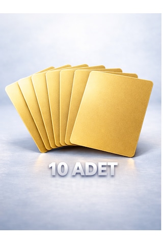 Rfgate Nfc Kart Dijital Kartvizit Ntag215 Gold - 10 Adet