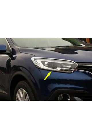 Renault Kadjar 2016 2023 Far Çerçevesi Abs Krom 2 Prç