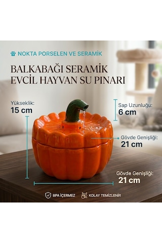 Otomatik Seramik Kedi Su Pınarı 2.5 Lt Seramik Su Çeşmesi Seramik Su Sebili Sessiz Pompa, 3 Katmanlı Filtre, Büyük Boy, Makinada Yıkamaya Uygun, Kolay Temizlik