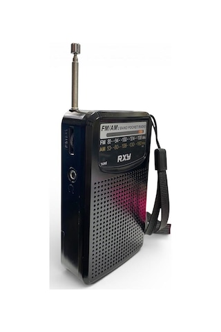 Roxy Rxy-bariton Cep Tipi Mini Pilli Analog Radyo - Siyah
