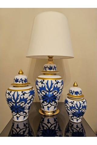 Osmanlı Çini Klasik Abajur Set Diğer