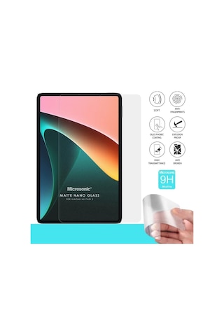 Xiaomi Mi Pad 5 Matte Nano Glass Cam Ekran Koruyucu
