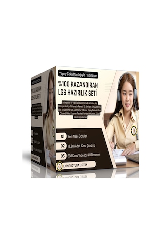 Yüzde Yüz Kazandıran Lgs Hazırlık Seti Yapay Zeka İle Hazırlanmı