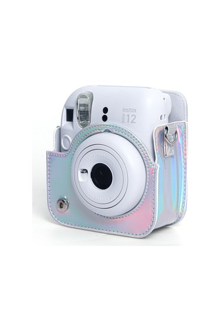 Fujifilm Instax Mini 12 Fotoğraf Makinesi + 10'lu Film + Parlak Kılıf Seti Beyaz