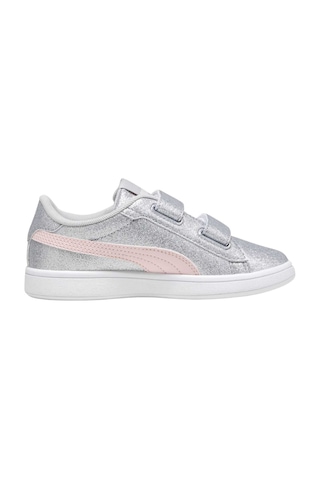 Puma Pumasmash 3.0 Gliz Glam V Ps Kız Çocuk Gri Günlük Ayakkabı 8529 Gri