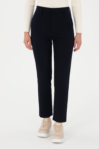 U.S. Polo Assn. Kadın Lacivert Carrot Hight Waist Fit Kanvas Pantolon 50298544-VR033
