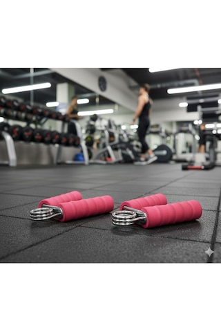Pembe Başlangıç Seviye Süngerli El Yayı -bilek Güreşi - Kademeli Spor - Antrenman - Kas Geliştirme - Kol Kası - Egzersiz - Fitness Yayı - Kondisyon-spor-bilek