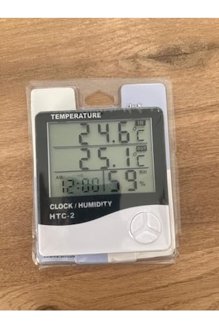 Htc-2 Kablolu Termometre Ve Nem Ölçer / İç Ve Dış Ortam Takibi İçin Gelişmiş Çözüm