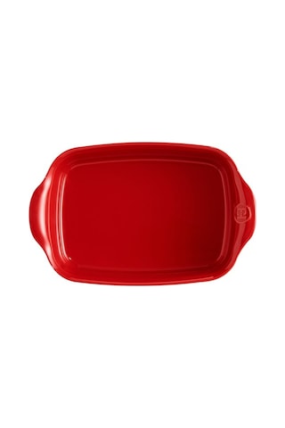 Emile Henry Fırın Kabı Dikdörtgen 22 x 14 cm Kırmızı/Burgundy Kırmızı