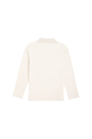 U.S. Polo Assn. Kız Çocuk Krem Polo Yaka Basic Sweatshirt 50296377-VR071