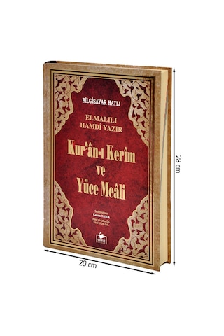 Kuranı Kerim Ve Yüce Meali - Arapça Ve Meal - Rahle Boy - Bilgisa