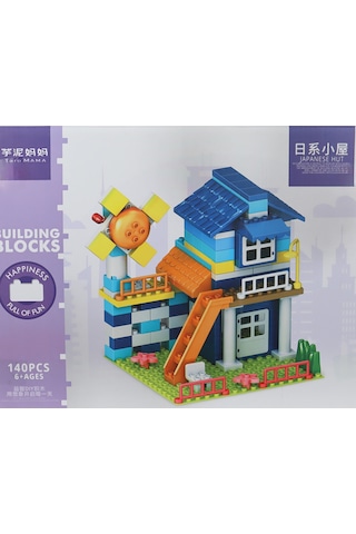 Rüzgar Türbinli Kasaba Evi 140 Prç. Blok Seti