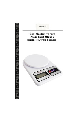 Özel Üretim Tartım Aleti Tarif Ölçüsü Dijital Mutfak Terazisi Çok Renkli