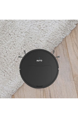 Magideal Suntek Evcil Hayvan Saçları Için Akıllı Robot Süpürge Siyah