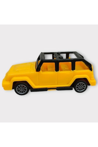 Çek Bırak Arabalar 10 Cm - Sarı Jeep