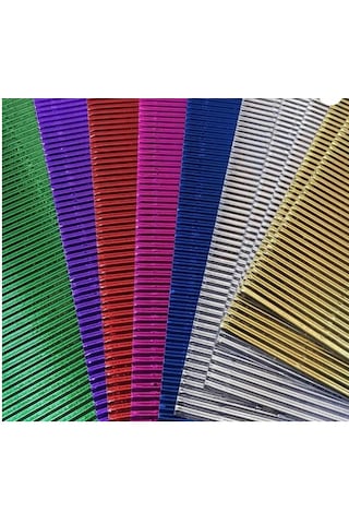 Vagon 50x70 Cm 10 Lu Metalik Oluklu Karton