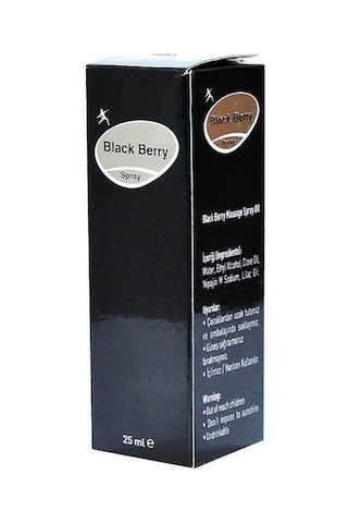 Black Berry Masaj Spreyi  25 ML
