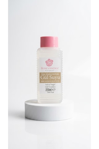 Tam Yağlı Gül Suyu 220 Ml Doğal Gül Suyu Ve Gül Yağı İçeren Özel Formül Yüz Toniği Ve Cilt Bakımı