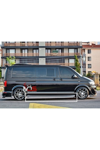 Vw Transporter T7 Marşpiyel Sağ Sol Takım Uzun Şase Fiberglass Boyasız Uyumlu