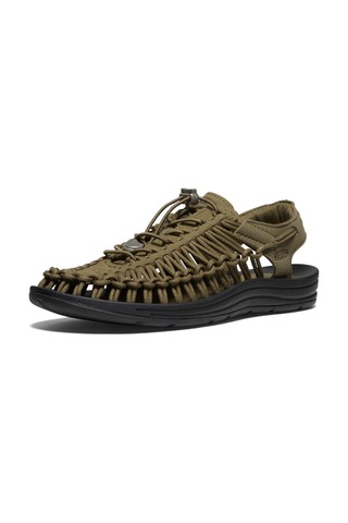 Keen Uneek Erkek Sandalet 1023381 1058 Dark Olıve/black Koyu Haki - Siyah