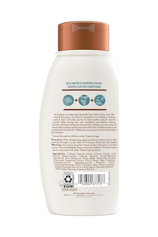 Aveeno Rose Water & Chamomile Blend Saç Kremi 354 ML