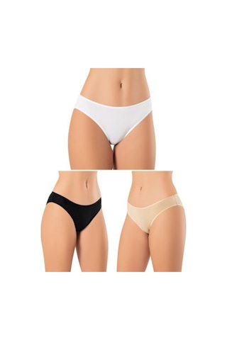 Şahinler Bayan 6 Lı Likralı Modal Külot Mb3081 Çok Renkli