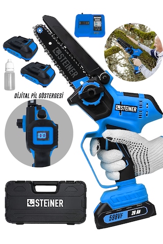 Steiner ST-598VF M Dijital Şarj Göstergeli Dal Budama Testeresi