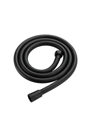 Fause Pvc Black Duş Hortumu 150 Cm Pirinç Somon Siyah Kdh103-b Siyah