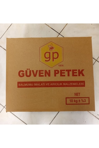 Güven Petek Arı Mumu - 22x41 Cm 10 Kg Muğla - Giresun Tipi