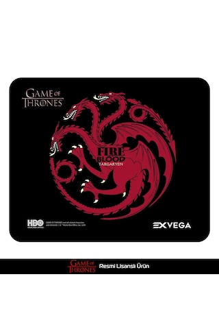 Exvega Game Of Thrones Fire And Blood Targaryen Mousepad M 33 27