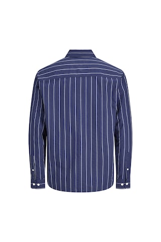 Jack & Jones Erkek Relaxed Fit Uzun Kollu Gömlek - Axel - 12298893 Navy Blazer