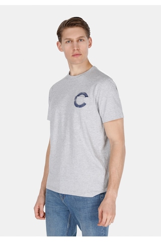 Colin's Colins Regular Fit Yuvarlak Yaka Düz Erkek Gri Kısa Kol Tişört Cl1074099 Q1.v2 Mga Gri Melanj