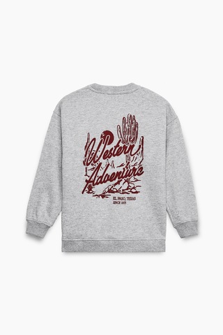 Grimelange Chaca Erkek Çocuk Baskılı Grimelanj Sweatshirt