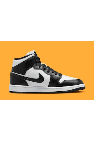 Nike Air Jordan 1 Mid Panda Unisex Basketbol Ayakkabısı-dv0991-101-tanem Sport Siyah - Beyaz