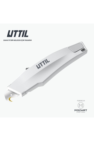 Uttıl Aura Natura Pruk06-anh Otomatik Geri Çekmeli Kanca Bıçaklı Kompostlanabilir Gövde Maket Bıçağı