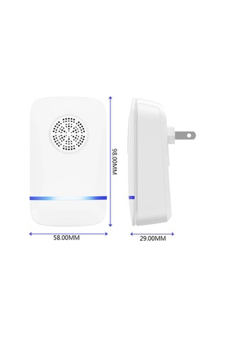 Youtek Ev, Ofis Ve Depo İçin Elektromanyetik Ve Ultrasonik 360 Zararlı Hayvan Kovucu - Avrupa Standartı Beyaz